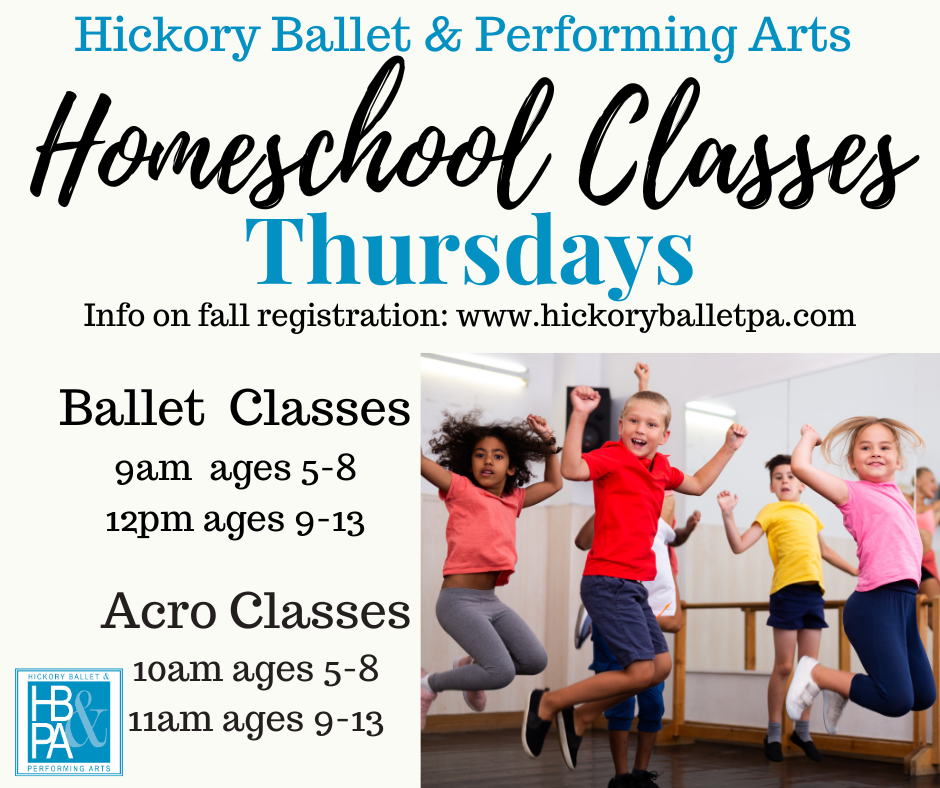 Homeschool Classes Offered on Thursday!