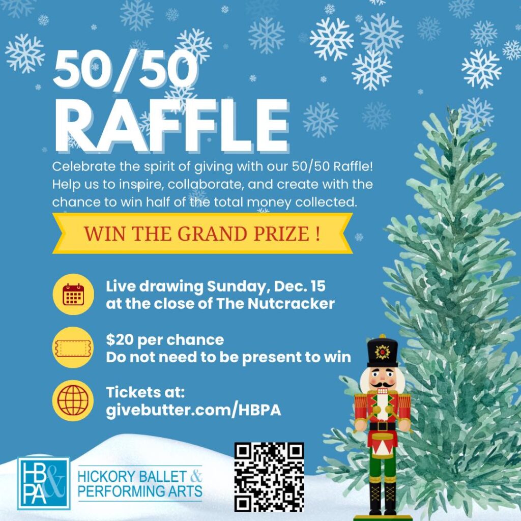 50/50 Raffle! | Hickory Ballet & Performing Arts