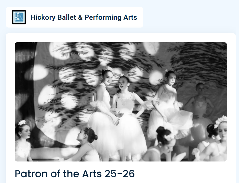 HBPA Patron of the Arts Drive! HBPA Patron of the Arts Drive!